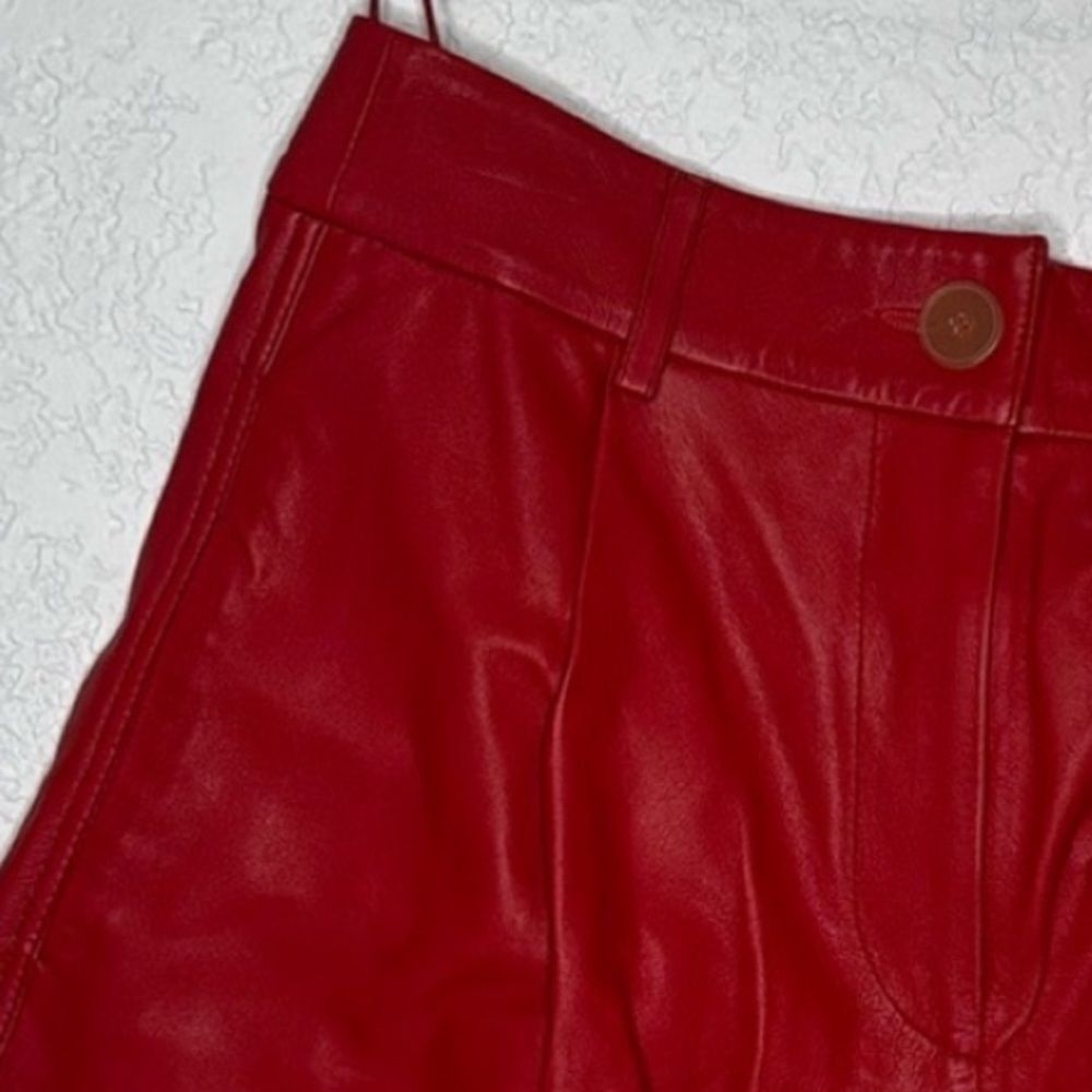NWT Forte Forte NAPPA SHORTS - LIPS Red Large Size 3/ Large - Picture 4 of 15